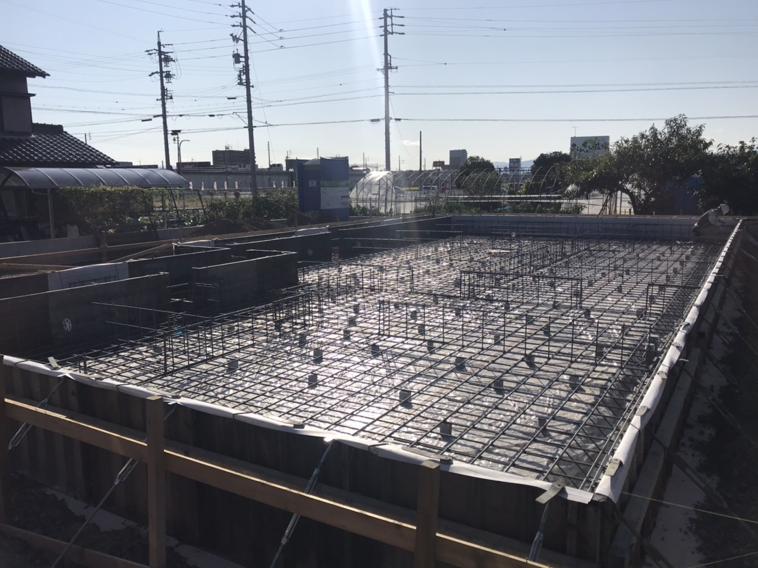 岐阜市内にて平屋住宅いよいよ基礎着工開始！！