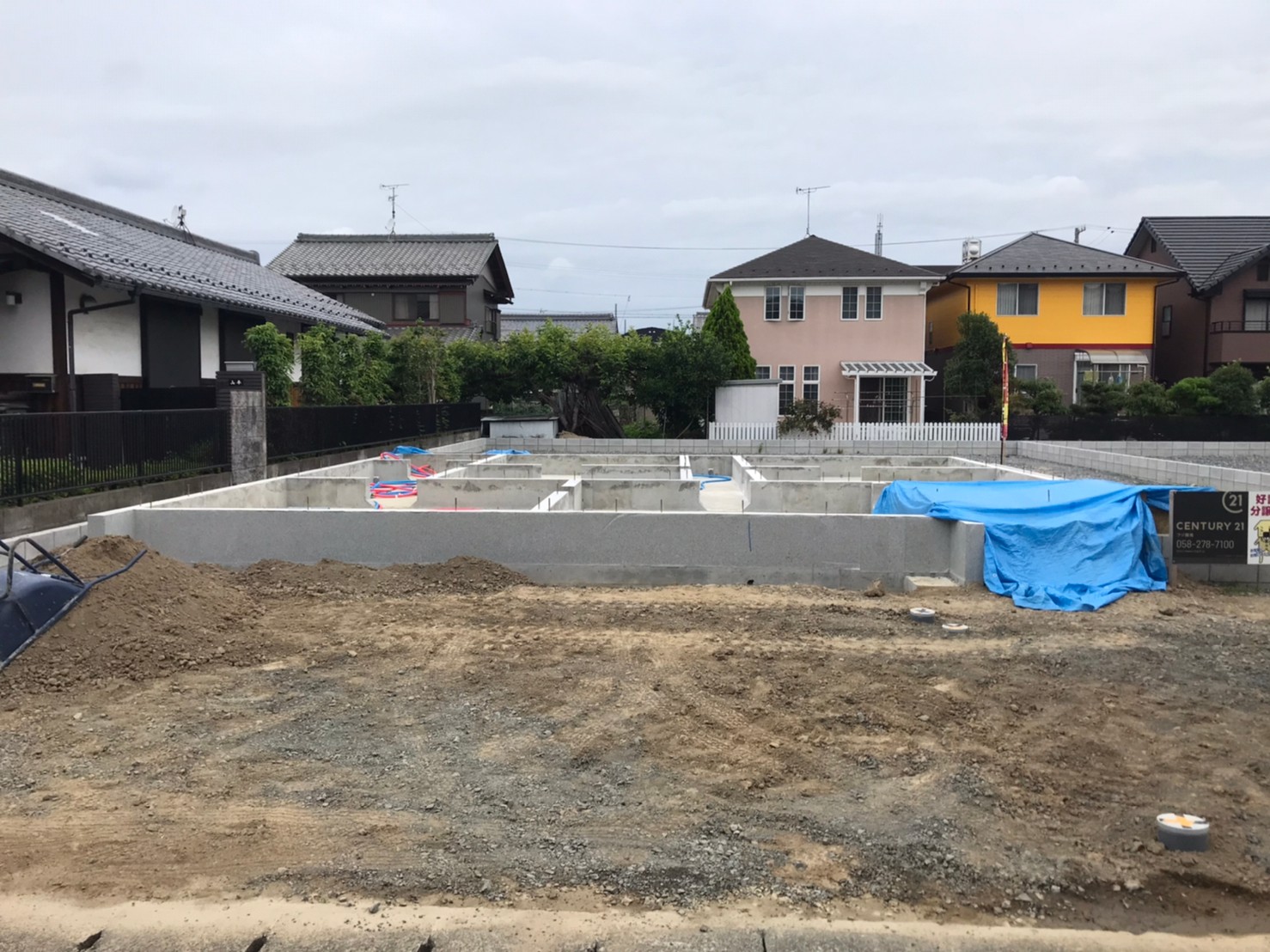 南鶉平屋モデルハウス 工事進捗その２