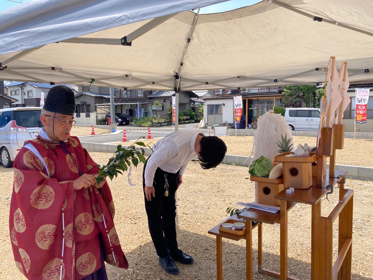 【平屋】地鎮祭を行いました🏠