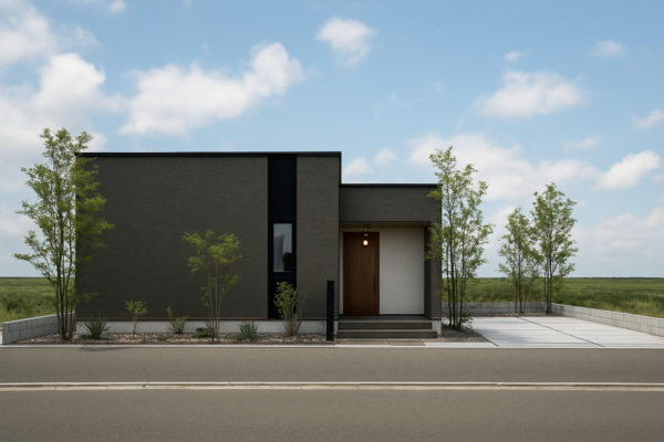 重厚と開放。機能美を纏う平屋