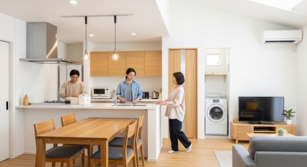 【平屋の使い方】共働きでも家事がラクになる間取りとは？動線設計のプロが解説