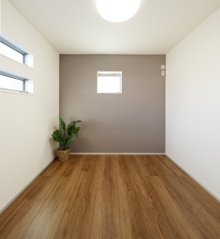 寝室の施工写真